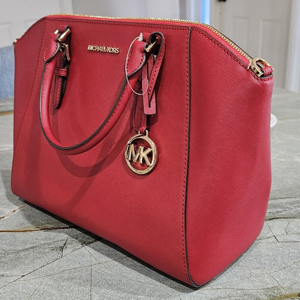 Michael Kors Red Handbag NWT - Picture 11 of 15